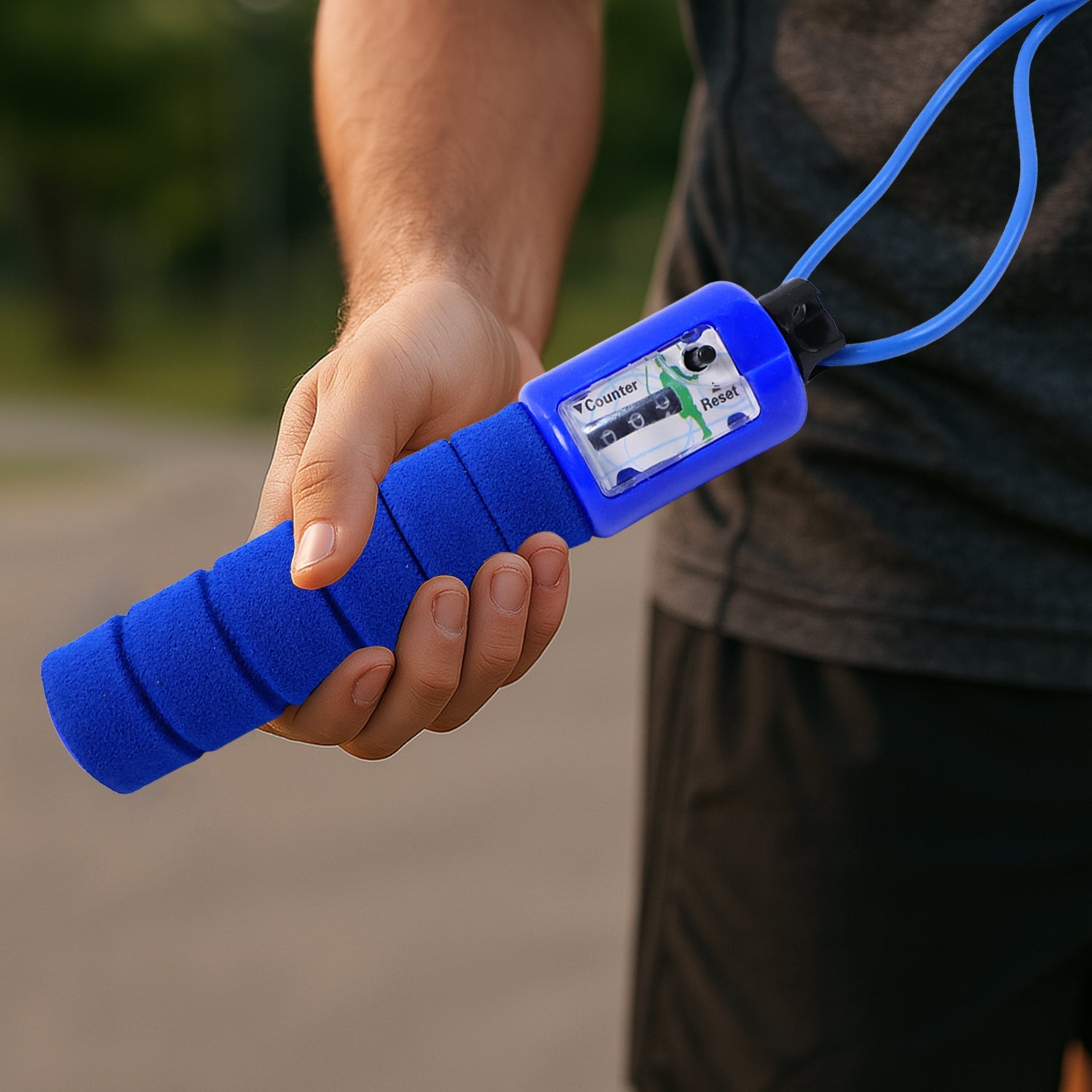 Digital Skipping Rope for Home Gym & Cardio Workout Digital Skipping Rope for Home Gym & Cardio Workout